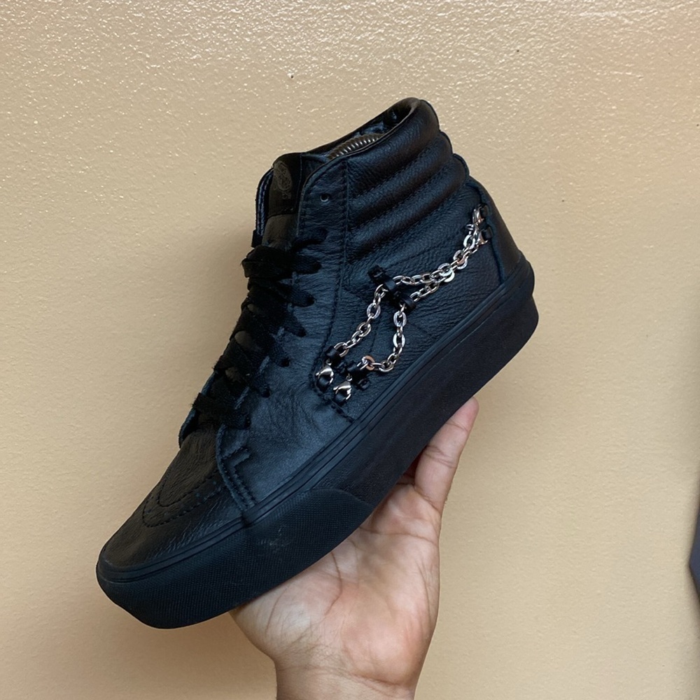 Vans Sk8 Hi Platform 2 Black Chain Links - Picture 12 of 16
